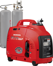 画像をギャラリービューアに読み込む, ポータブル発電機【LPガス式】 900VA EU9iGP HONDA製