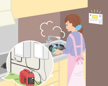 画像をギャラリービューアに読み込む, ポータブル発電機【LPガス式】 1500VA EU15iGP HONDA製
